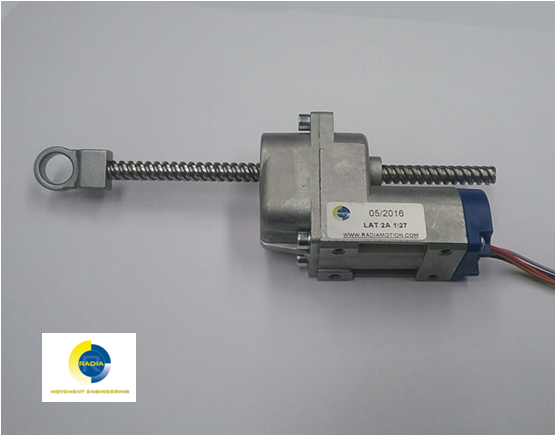 Actuador lineal RADIA LAT 1A 1/12 12V 54 mm/s 13N (7,9x10 mm